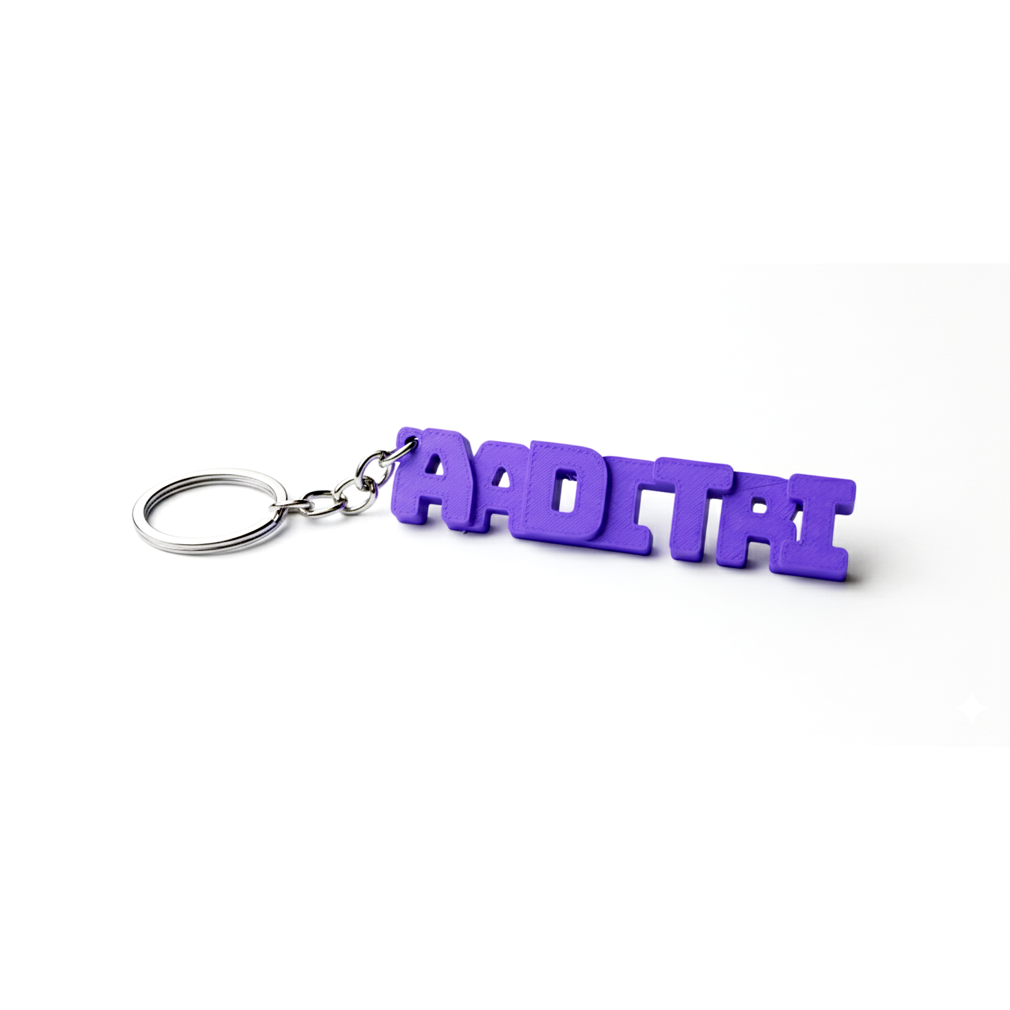 Your Name in 3D: Custom Keychain | Personalized Initial/Name | Single Colour